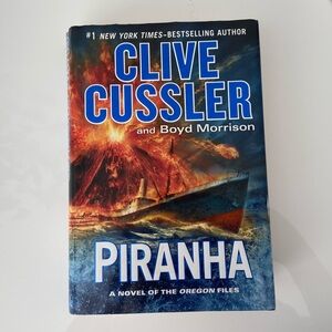 Piranha by Clive Cussler Hardcover Book